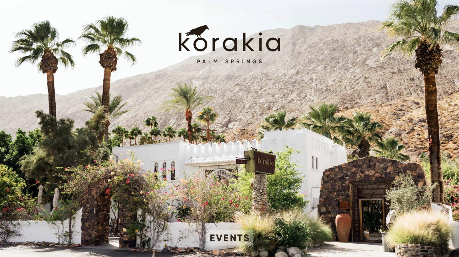 Korakia Events Brochure